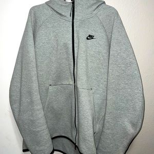 Nike Tech Fleece Hooded Jacket - Grey